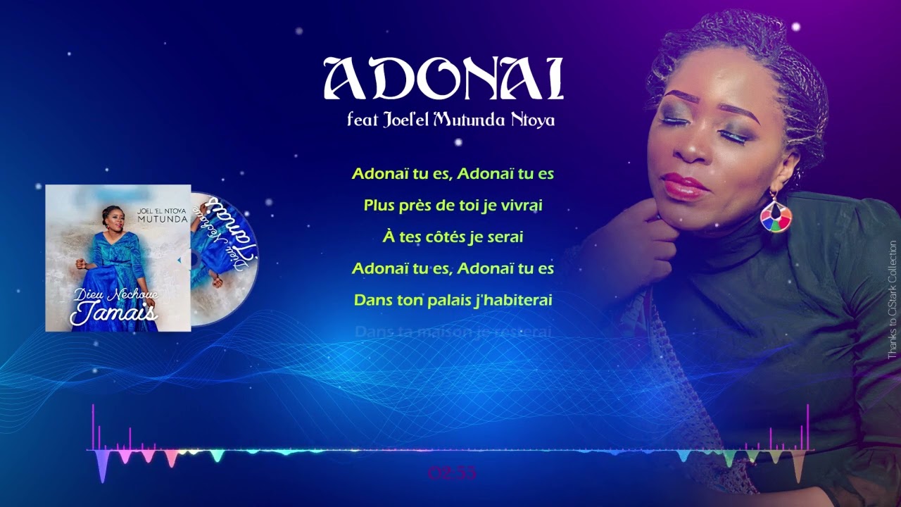 Joel'el Mutunda Ntoya - Adonaï [Lyrics vidéo]