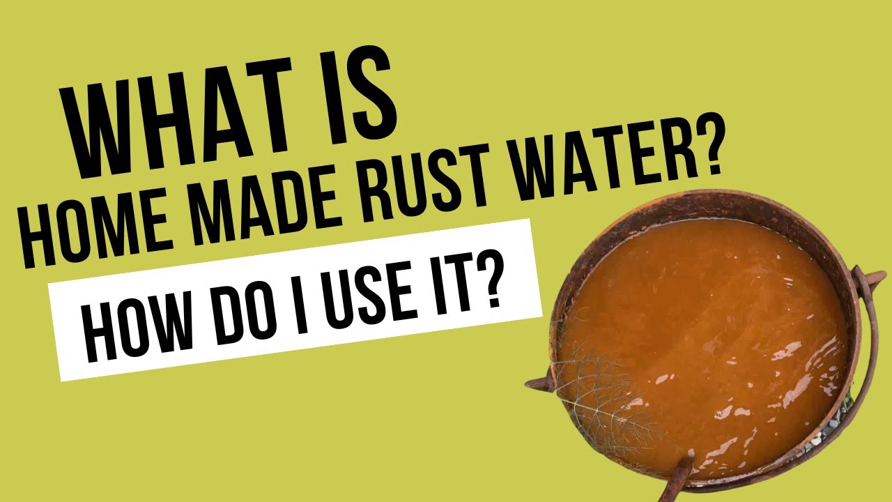 Homemade rust water and its uses when eco printing #sustainabletextiles #ecoprinting #dirtypot