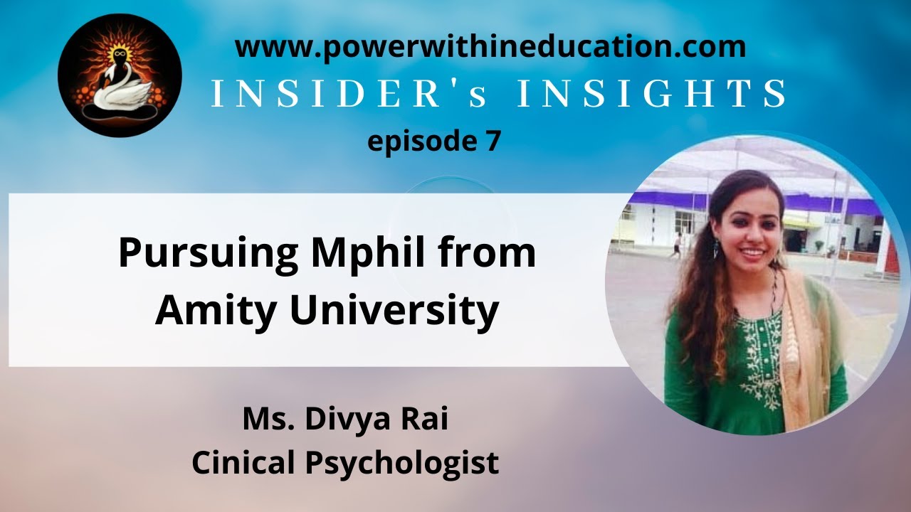 Pursuing MPhil in Clinical Psychology from Amity University | Admissions, Entrance Exam & Interviews