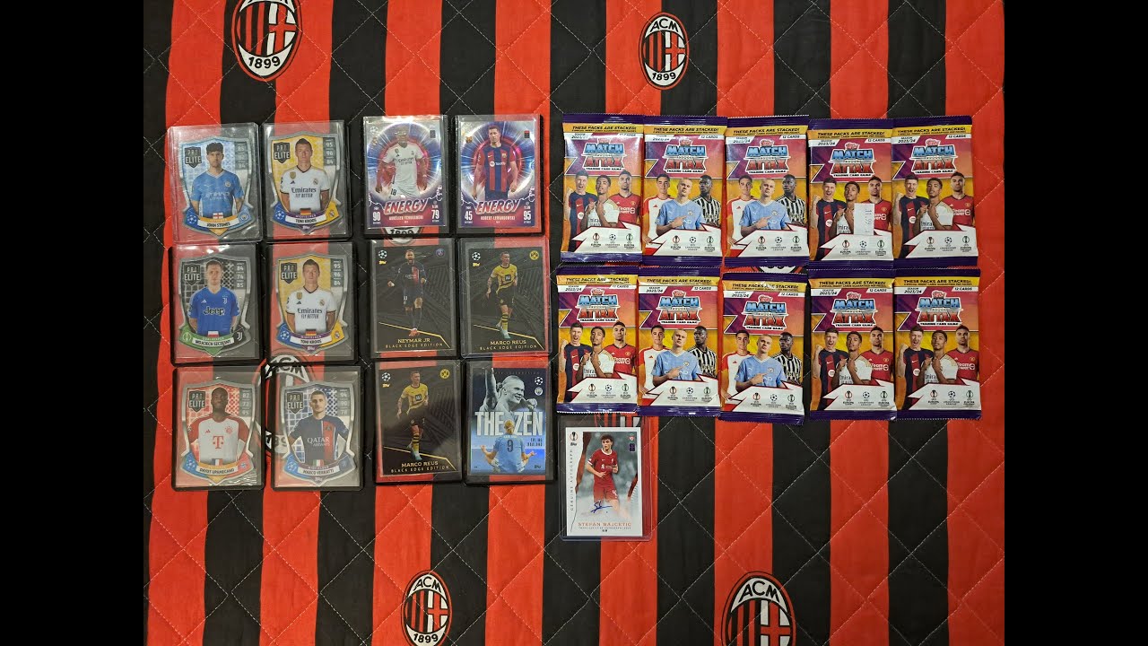 HIT! PREZENTACJA NAJLEPSZYCH TRAFÓW Z KOLEKCJI TOPPS MATCH ATTAX 23/24 - WPADAJĄ KOLEJNE RARYTASY!!!