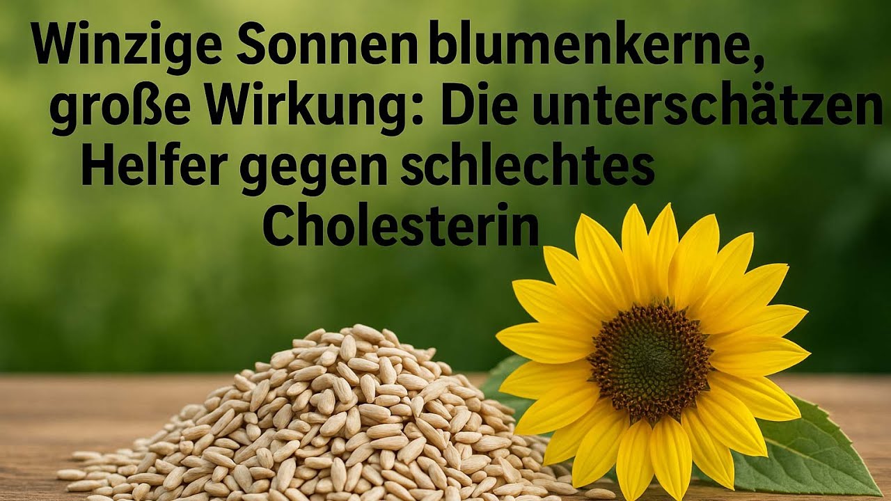 Ein Handvoll Sonnenblumenkerne &ndash; kleine Knabberei, gro&szlig;e Wirkung f&uuml;r Herz und Gef&auml;&szlig;e