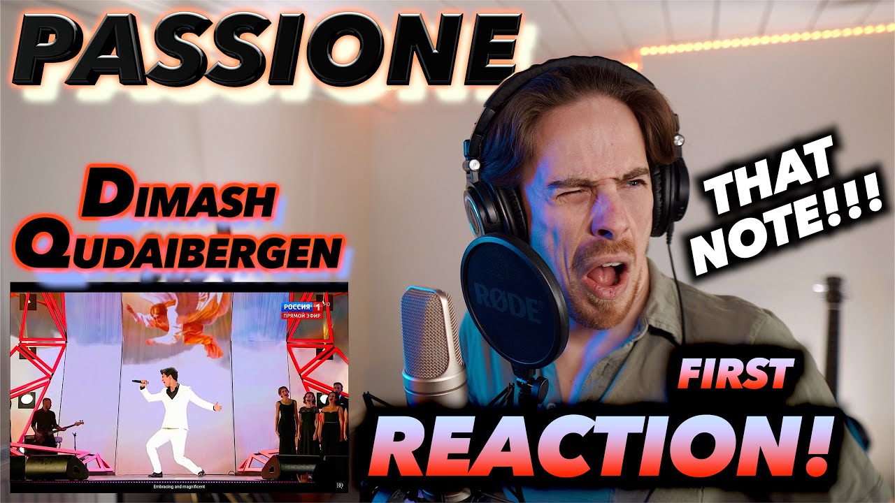 Dimash Qudaibergen - Passione (live @ New Wave) FIRST REACTION! (HE WENT WAY UP THERE!!!)