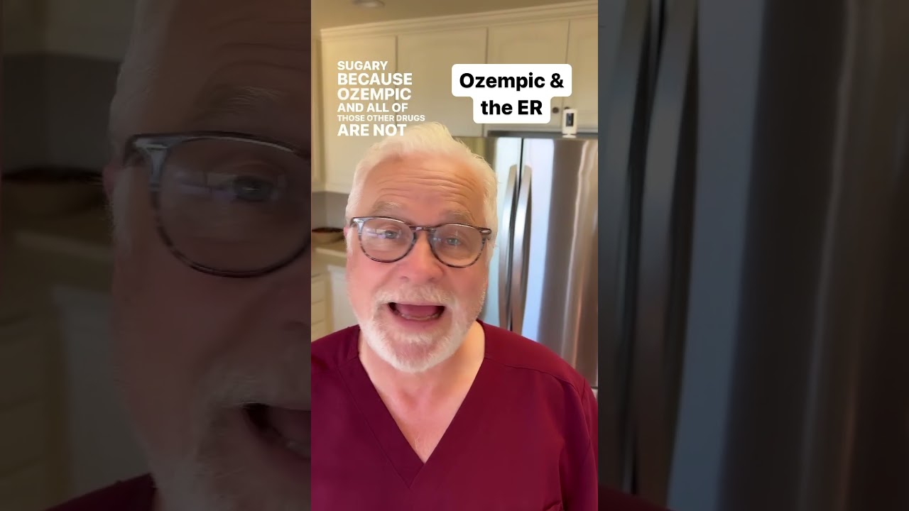#Ozempic & the E.R. #weightloss #injections #wegovy #mounjaro #doctor #health #wellness