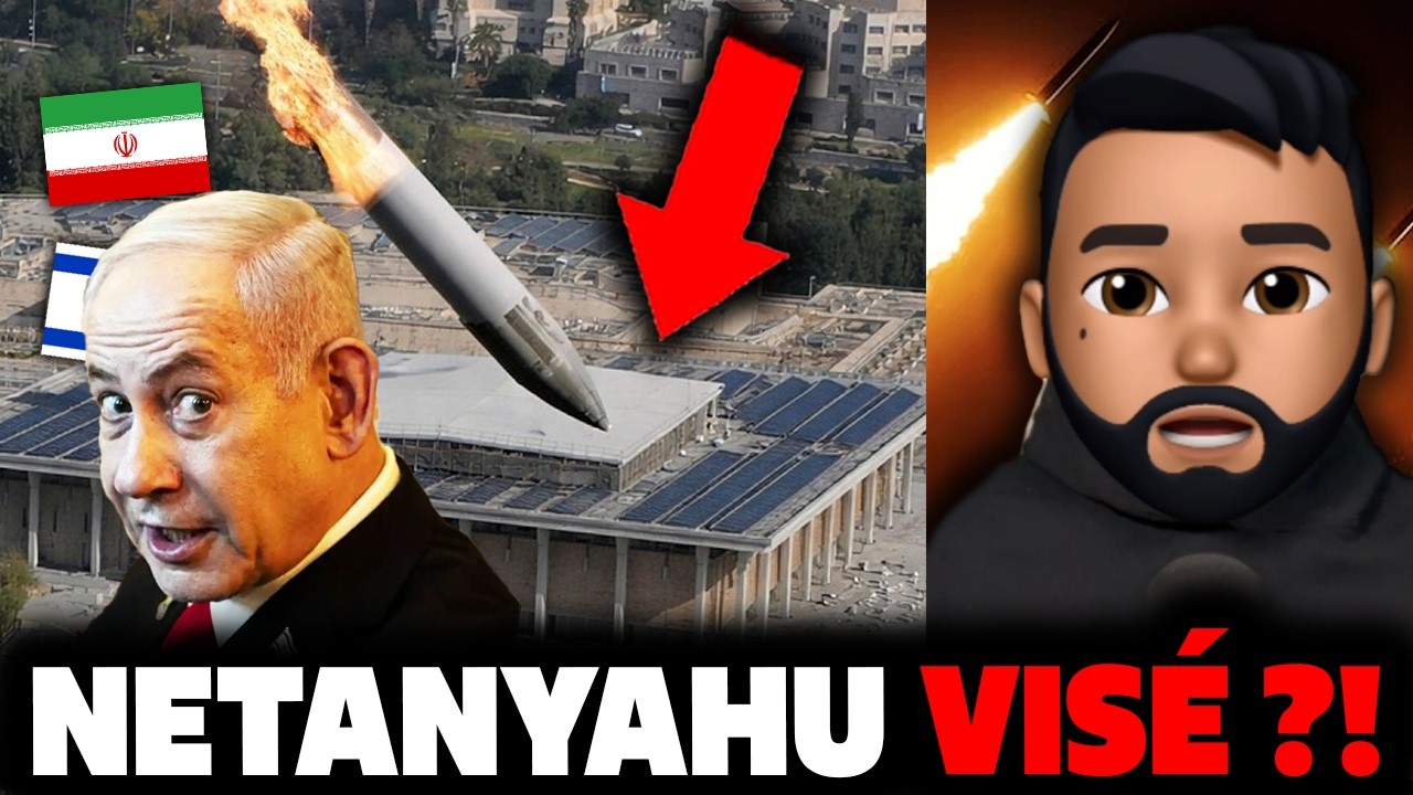 Le Parlement isra&eacute;lien VIS&Eacute;&nbsp;! L&rsquo;IRAN lance une salve de missiles vers la Knesset, Netanyahu PANIQUE
