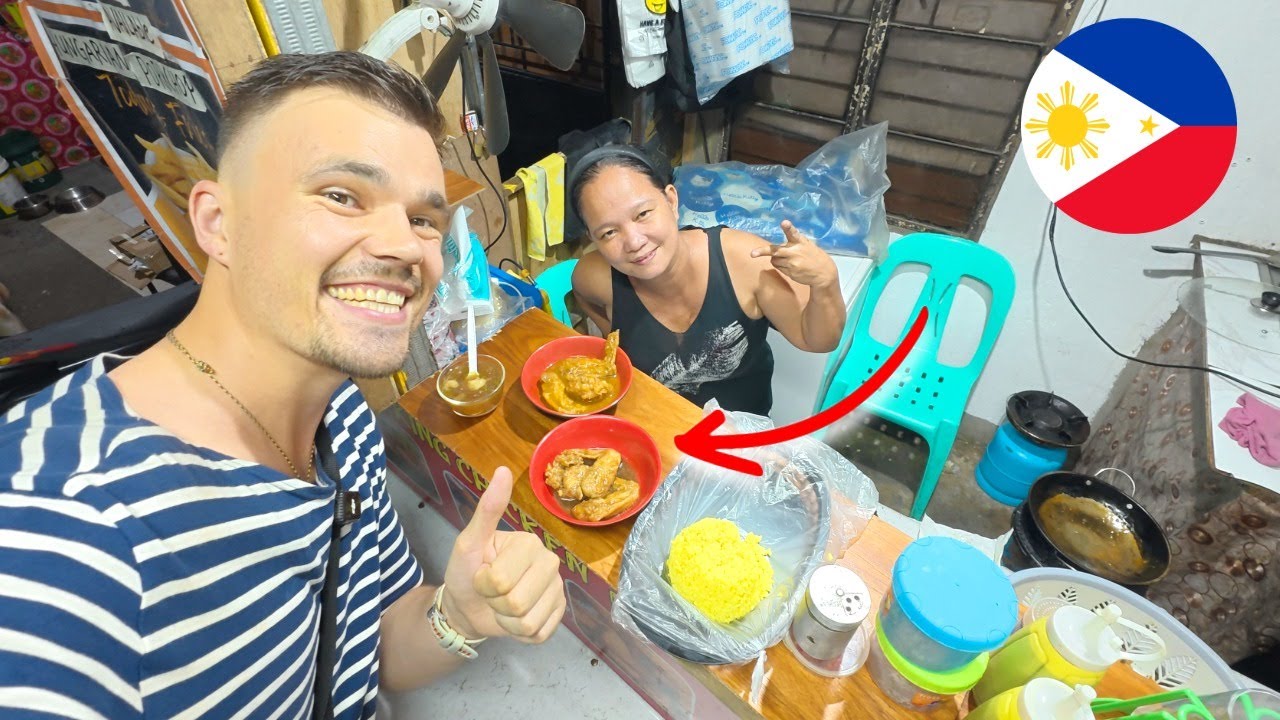 Filipino Mother Makes Me Spicy Chicken Wings! 🌶️ 🇵🇭 