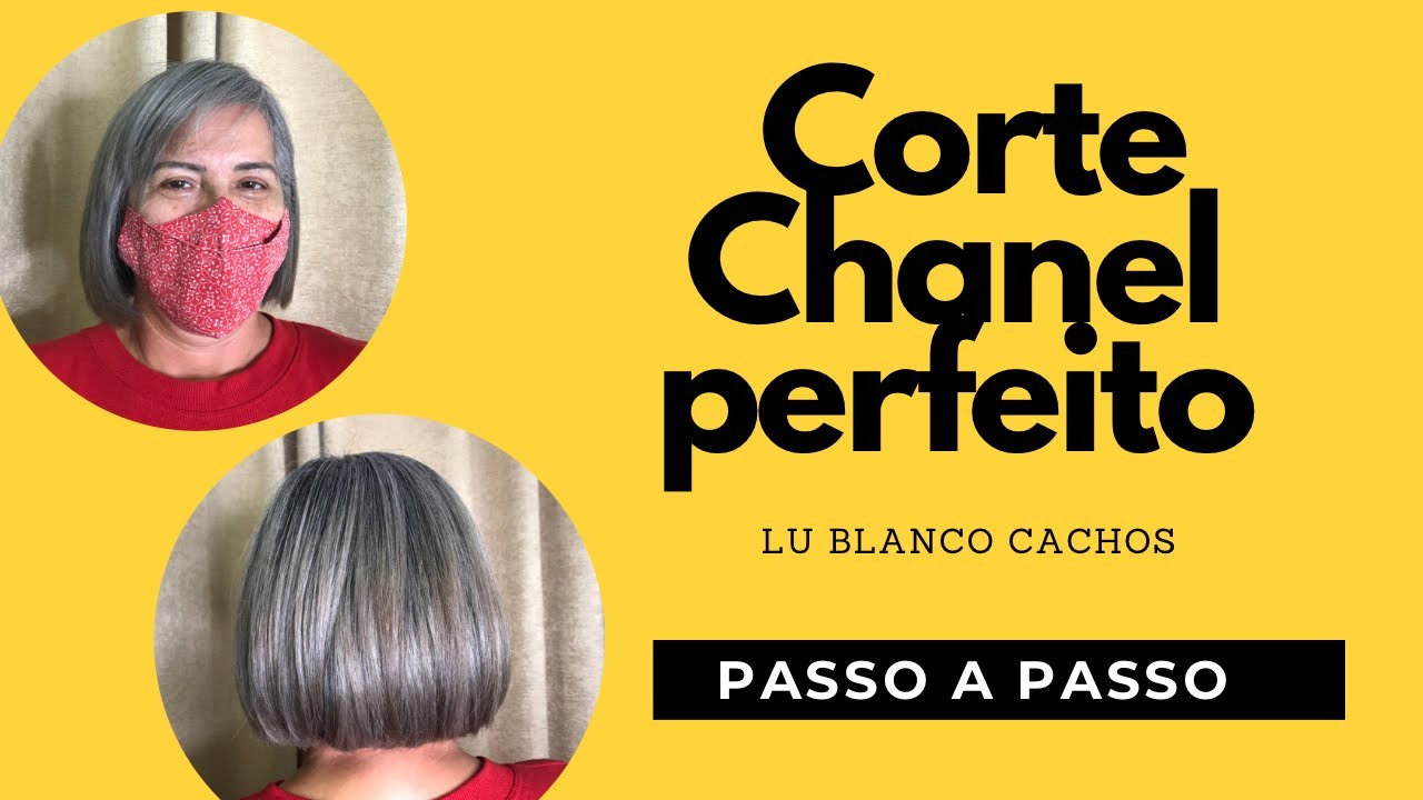 COMO FAZER  CORTE CHANEL INICIANTE PASSO A PASSO/ RÁPIDO E FÁCIL.
