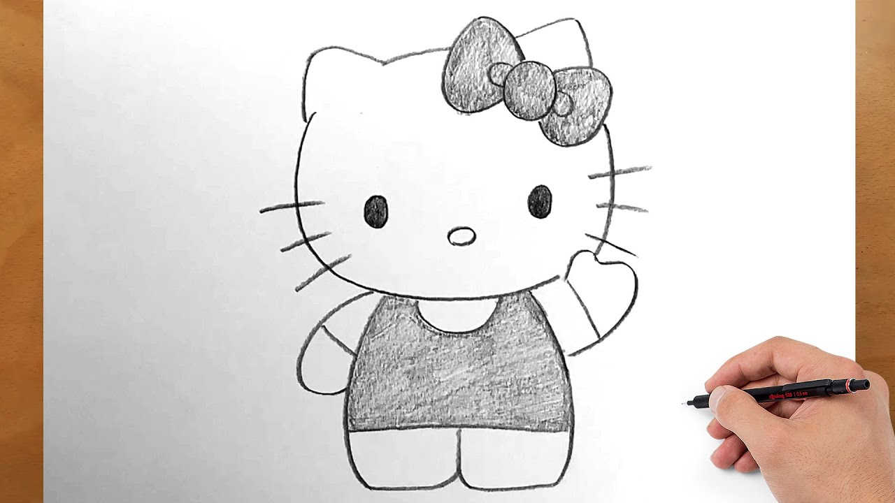 How to Draw Hello Kitty Easy | Cute Drawing Tutorial for Beginners