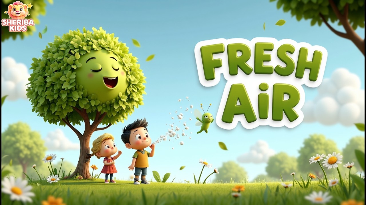 Fresh Air Song for Kids 🌍 | Clean Air Learning Song | @sheribakids