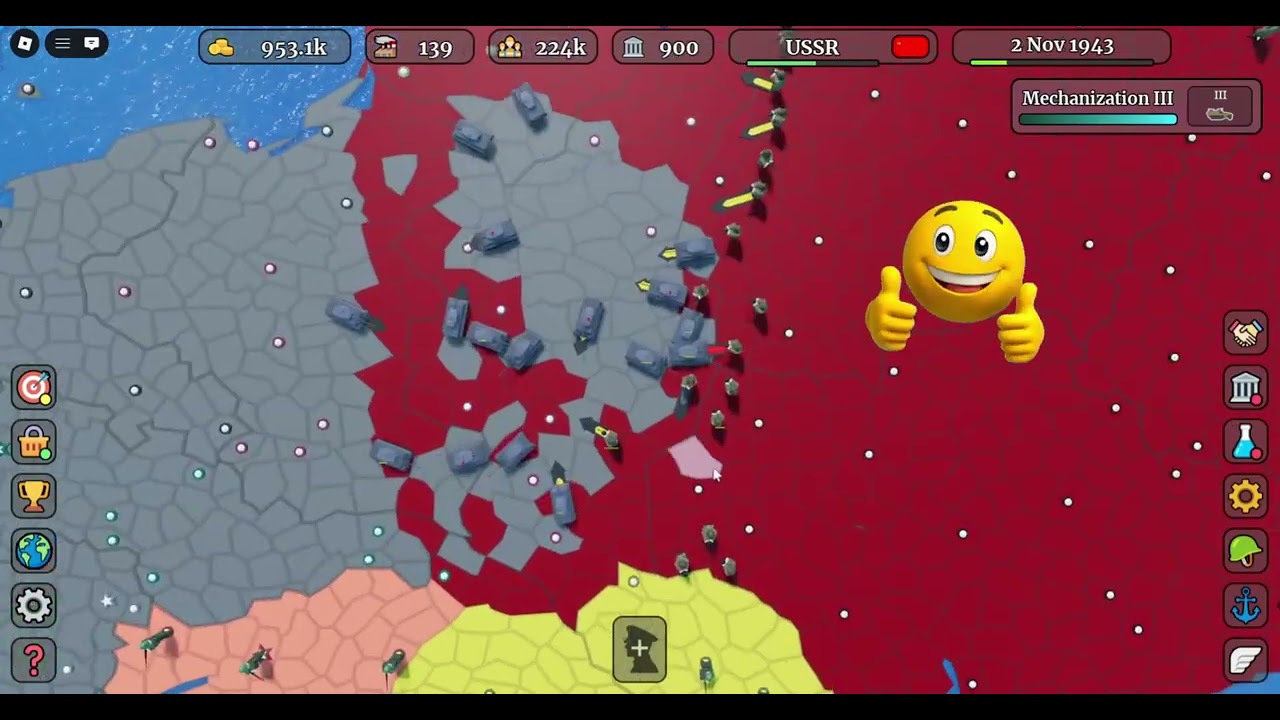 Biggest encirclement in Conquer The World WW2😳