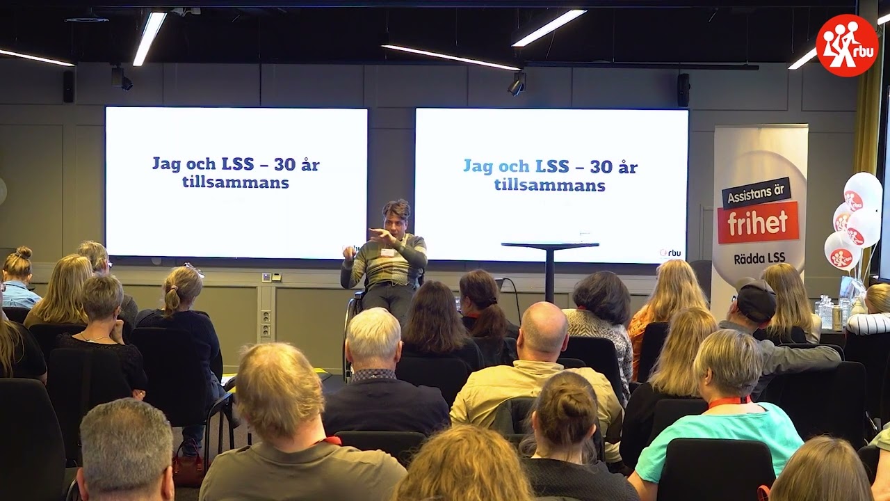 Jag och LSS – 30 år tillsammans - Jonas Franksson på LSS-konferens 2024