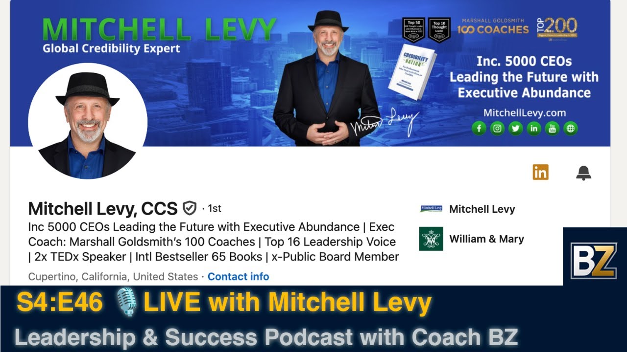 S4:E46🎙️ LIVE with Mitchell Levy