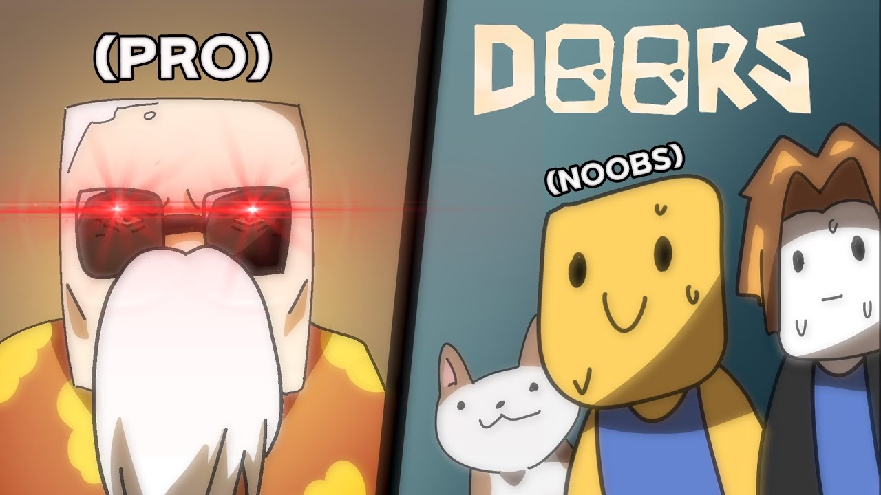 Pro and Noobs in Roblox Doors Animaiton (MEME)