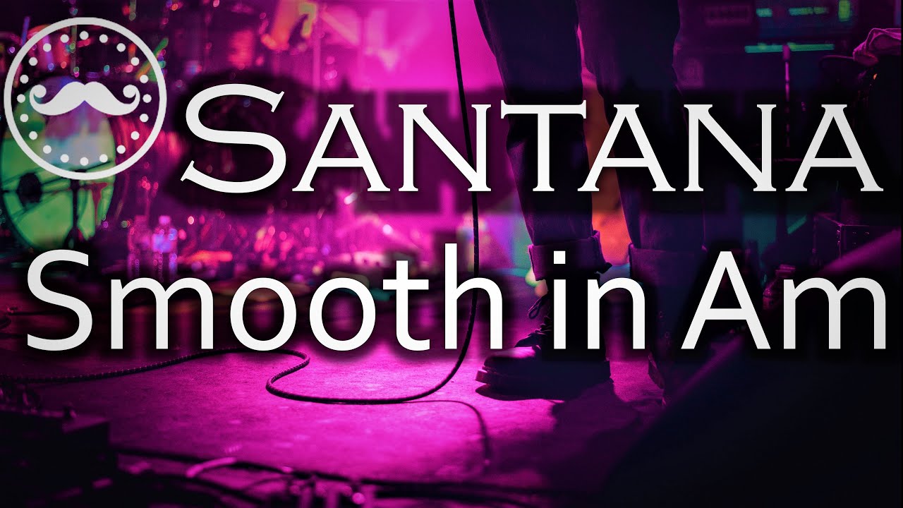 Santana Classic Latin Rock Backing Track in Am