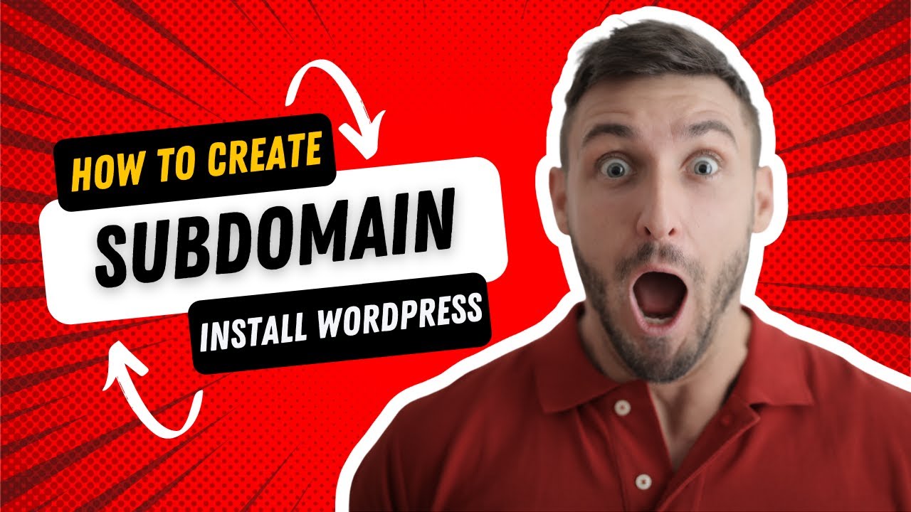 How to create a Subdomain and Install WordPress (2022)