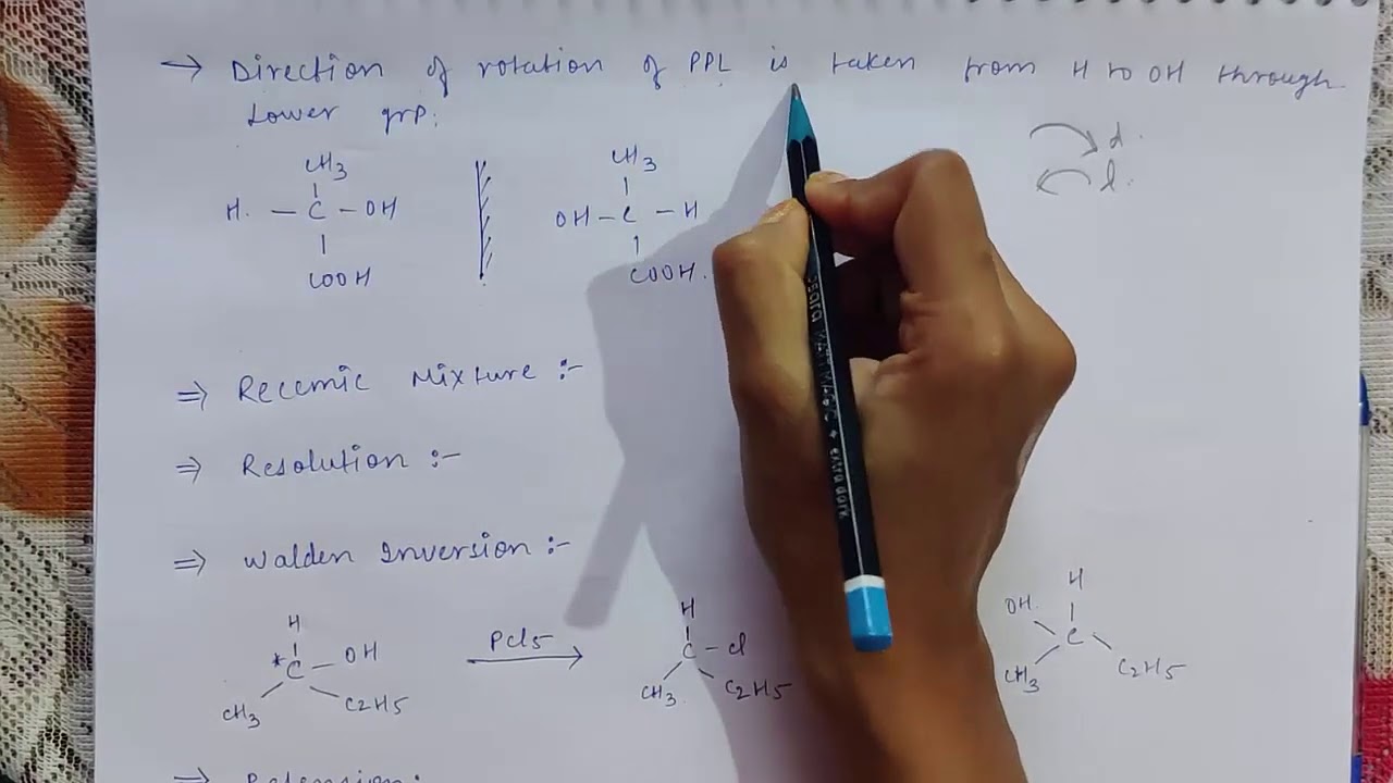 Optical Isomerism  | Definition of optical isomerism with examples isomerism