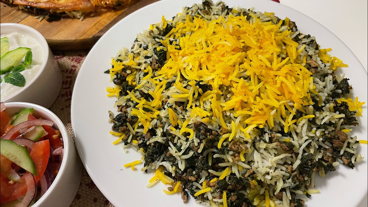 طرز تهیه اسفناج پلو خوشمزه،  پرخاصیت و آسان| یک پلوی متفاوت که اگه با این رسپی درست کنی عاشقش میشی