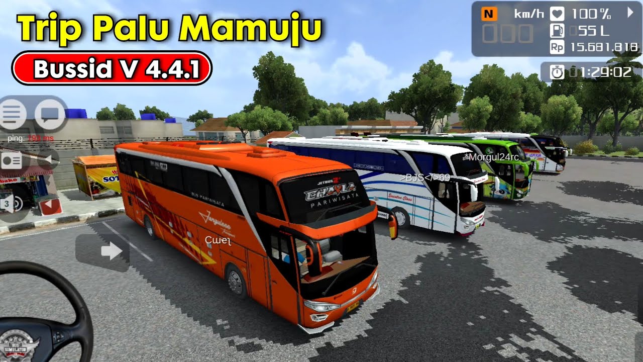 Overtake Awal Tahun !! Trip Palu Mamuju || Mabar Konvoi Overtake Bussid V 4.4.1