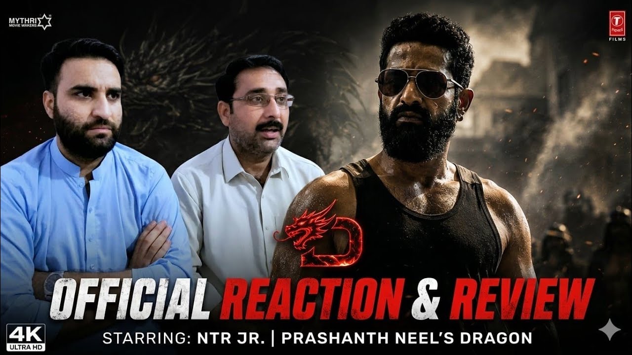 Pakistani Reaction to Dragon Glimpse - Hindi | NTR | Anil Kapoor | Rukmini Vasanth | Prashanth Neel