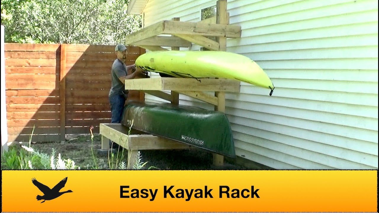 Simple Kayak Rack Build - Under $80 dollars