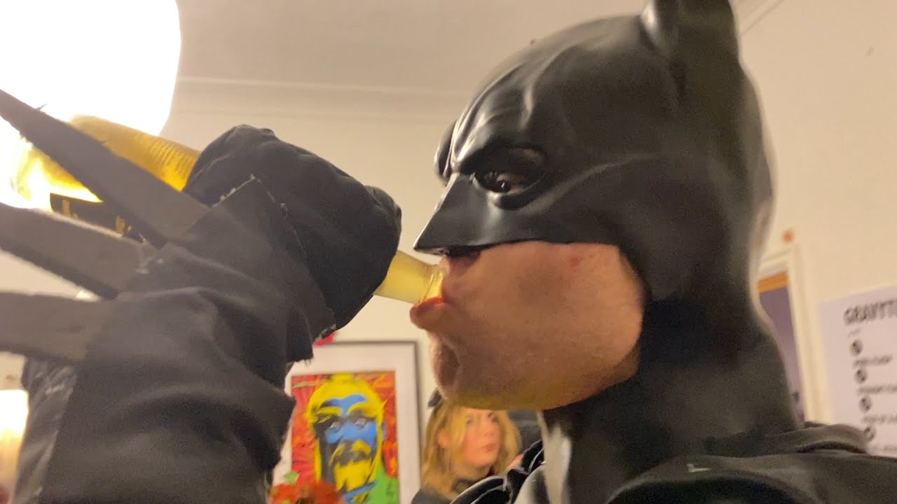 Huge party at batman's place
