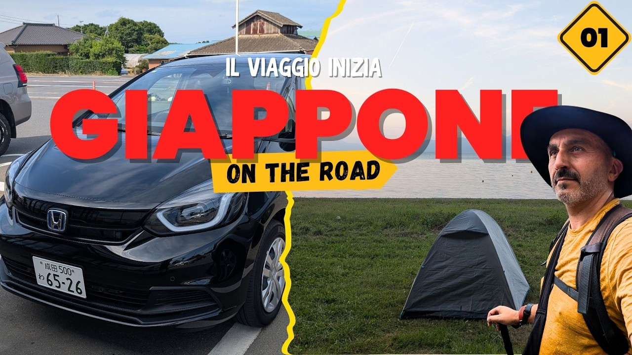 Giappone in auto: prima notte in tenda... - Giappone on the road Ep. 1