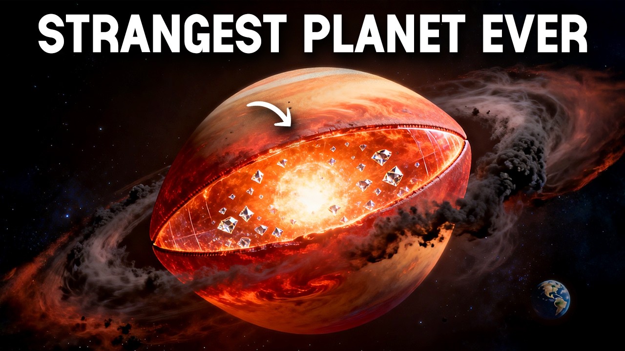 James Webb Telescope Found a Lemon Shaped Planet - And It Has Diamonds at Its Core