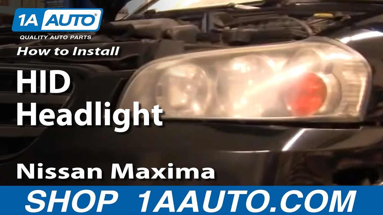 How to Replace Headlight 02-03 Nissan Maxima