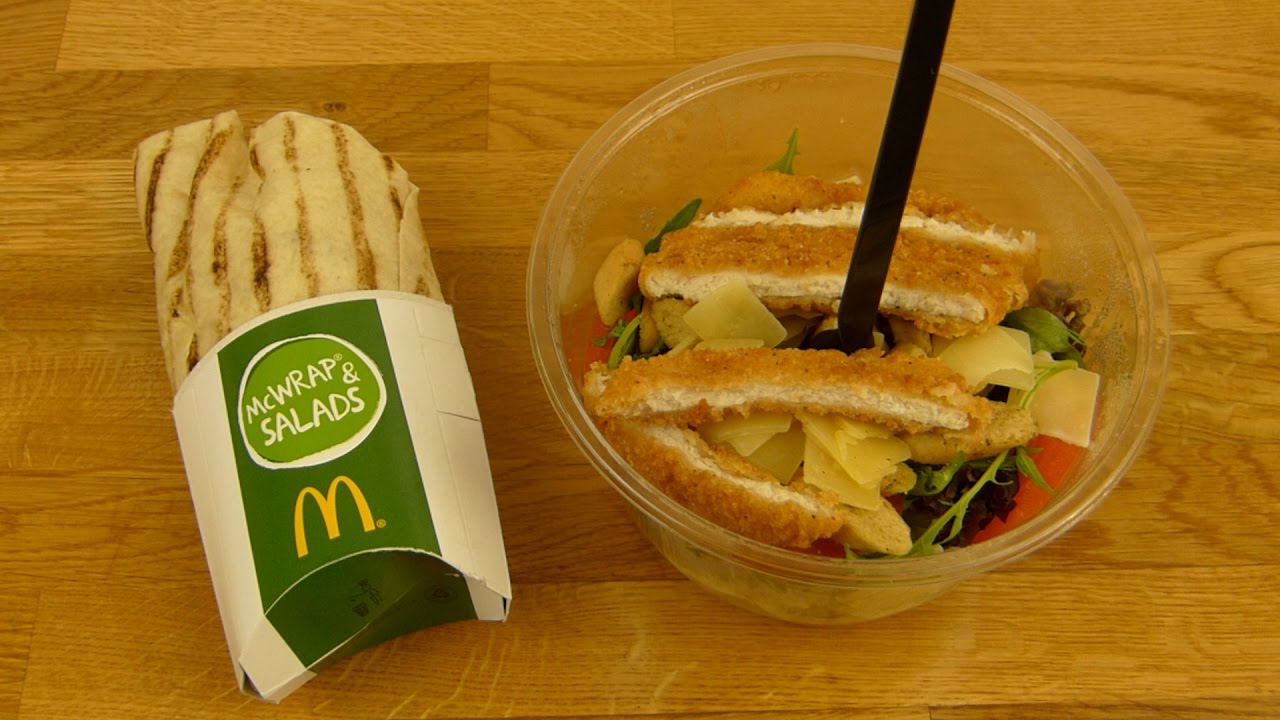 McDonald's - McWrap Chicken Caesar & Big Caesar Chicken Salad