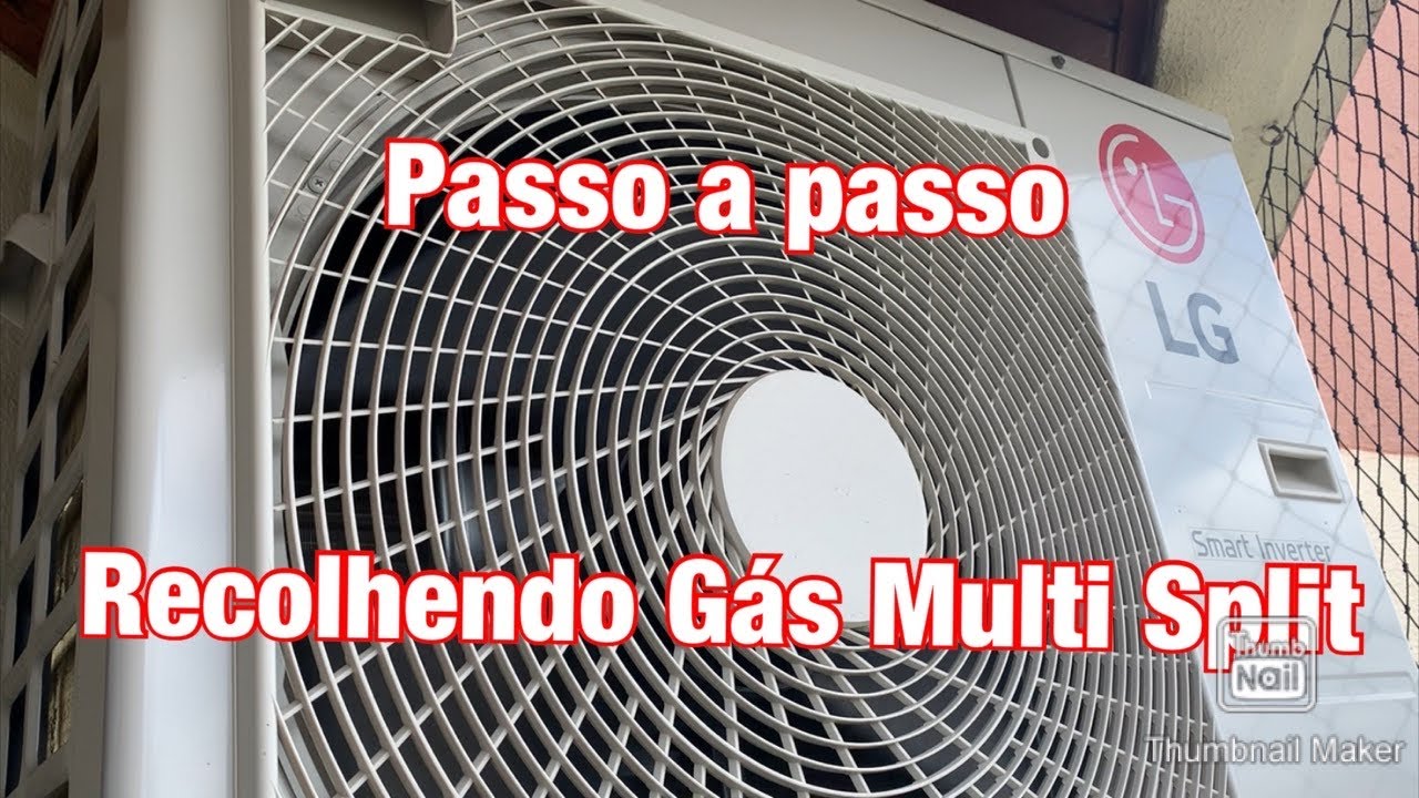 Recolhendo Gás Multi Split Passo a Passo