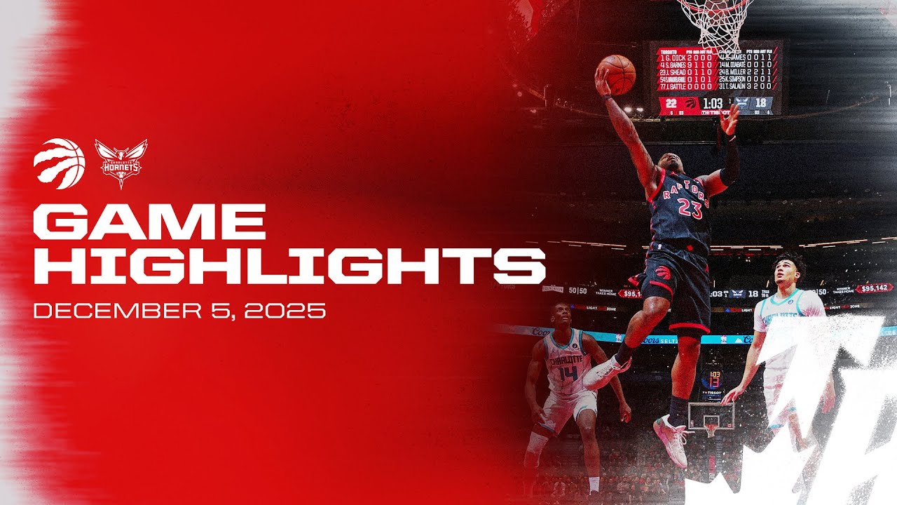 Raptors vs. Hornets Game Highlights | December 05, 2025