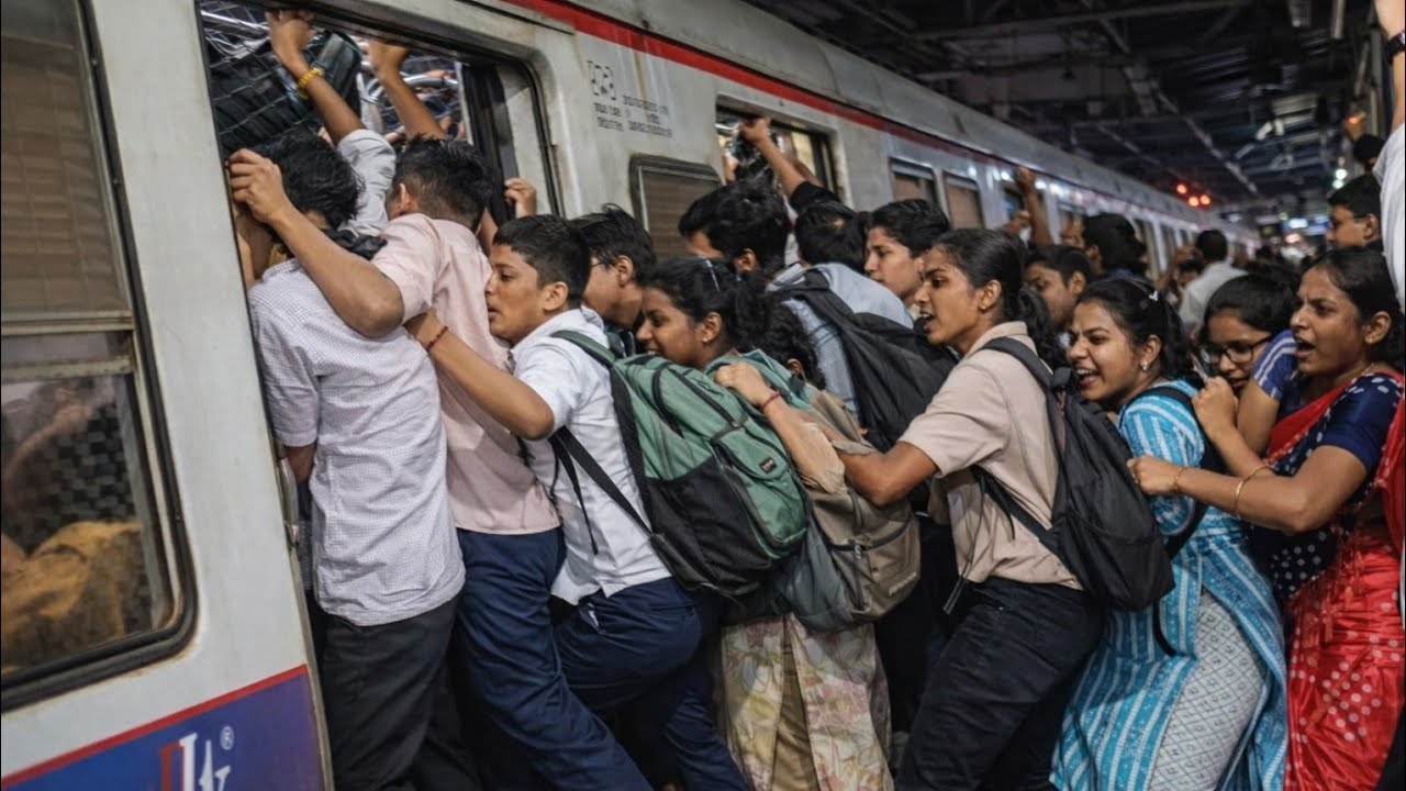 Mumbai Local Train Reality 😱 Overcrowded Ladies Coach, Had to Enter Gents Compartment || Madness