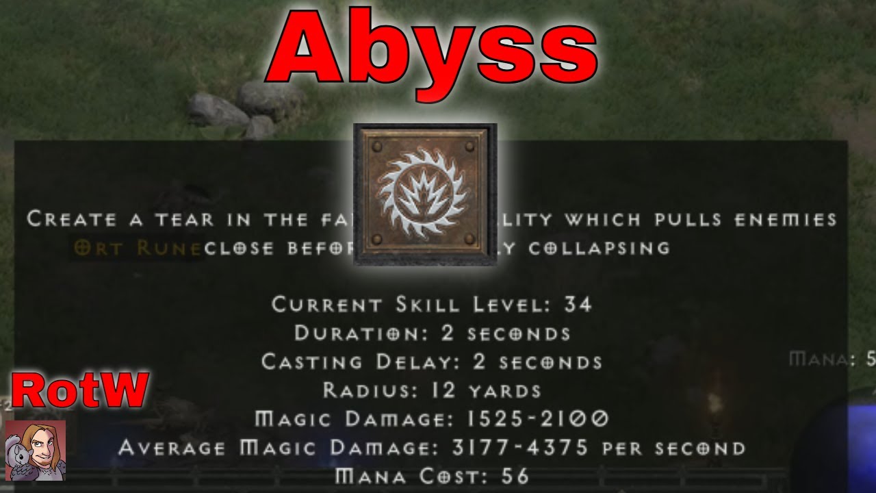 D2R Skills & Abilities - Abyss (Warlock Chaos Tree){RotW}