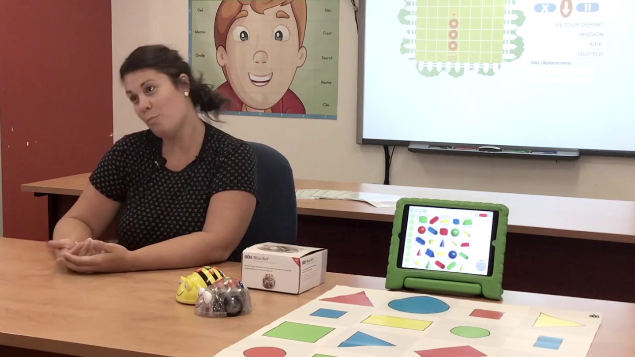 Les avantages pédagogiques de l'utilisation de la « Blue-Bot » en classe.