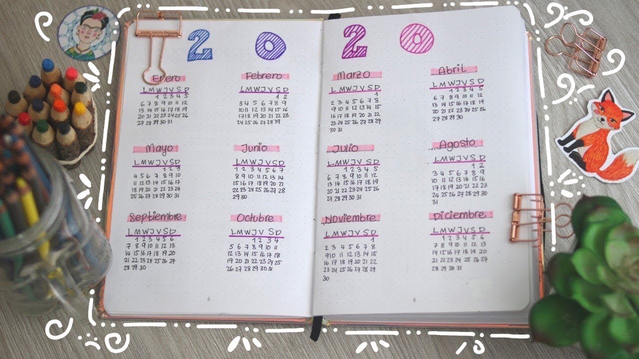 Cómo empezar un BULLET JOURNAL desde CERO 2020 | Soy Diana Padilla