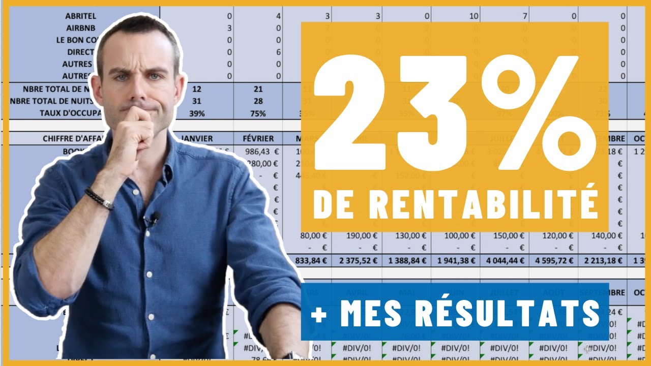 Location courte durée : 23% de RENTABILITÉ (cas concret)