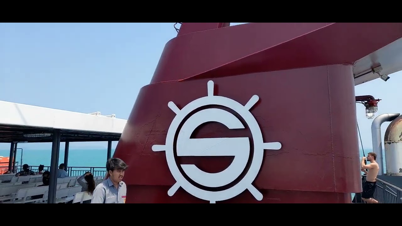 510 THB to Koh Samui! 🇹🇭 Bus + Seatran Ferry | Amazing Sun Deck Views @nellaisundeep8 