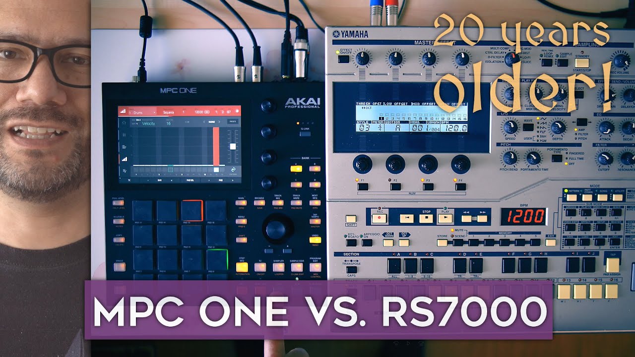 Creating the same track on MPC ONE and RS7000