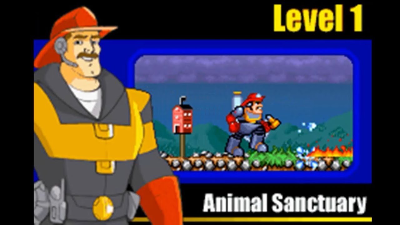 Rescue Heroes: Billy Blazes (GBA) Animal Sanctuary Level 1 Walkthrough