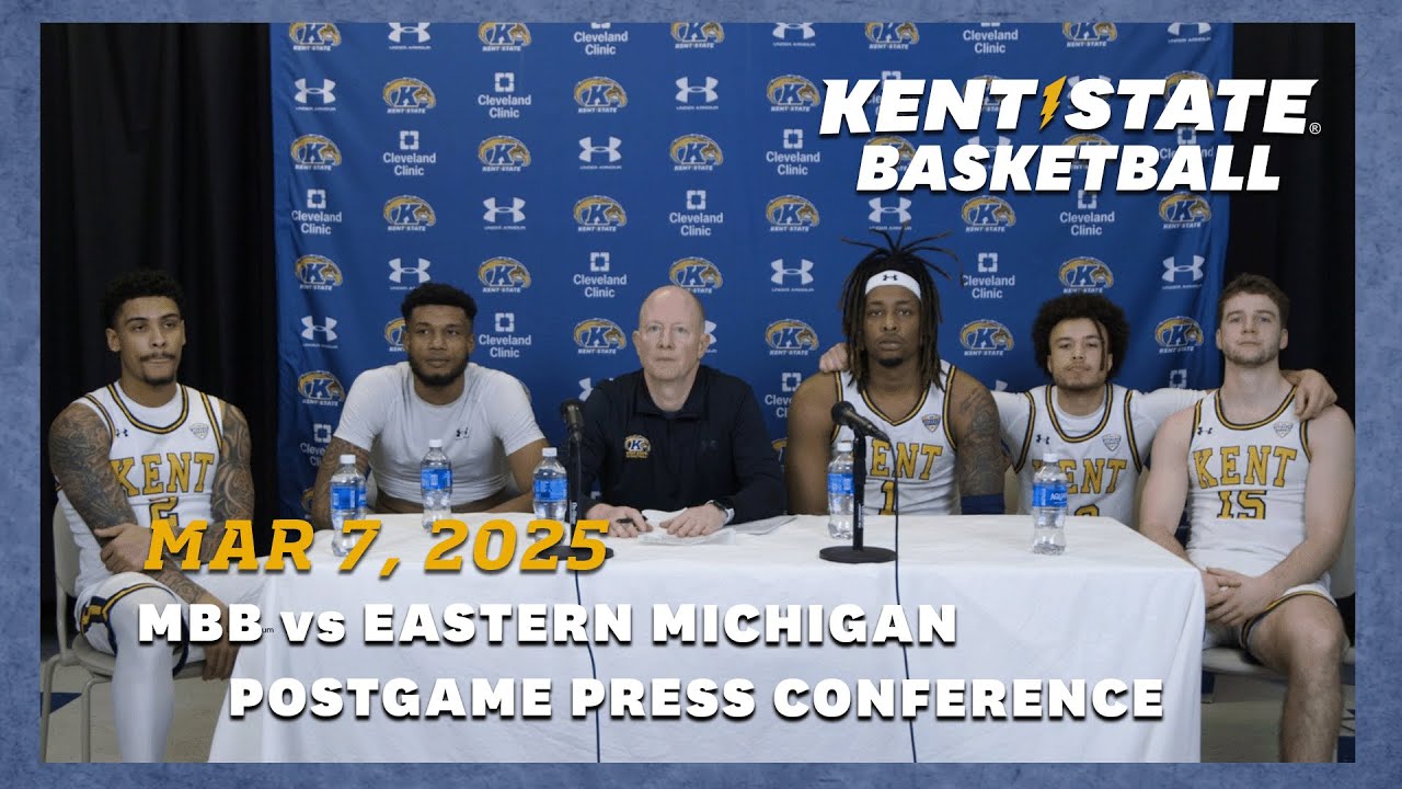 Kent State Men's Basketball vs. Eastern Michigan 3.7.25 | Postgame Press Conference