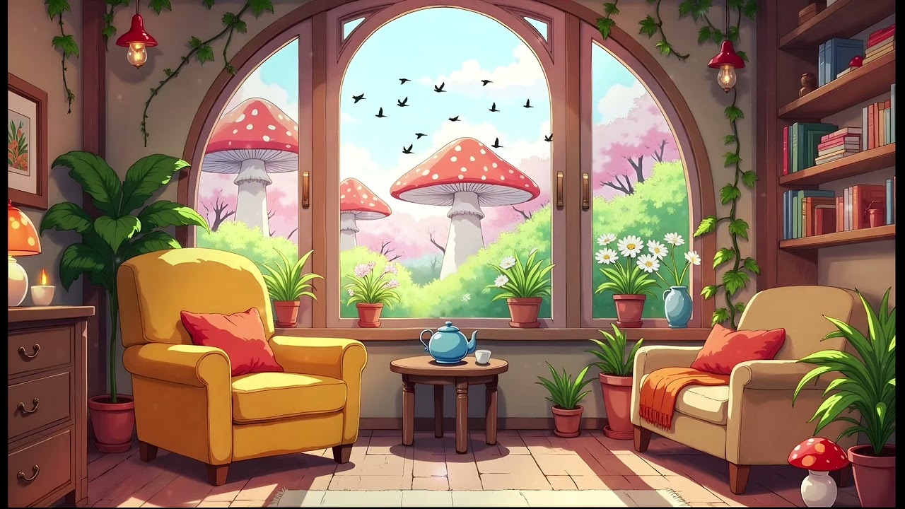 Magical Mushroom Cottage Vibes 🍄 Lofi Beats for Deep Focus