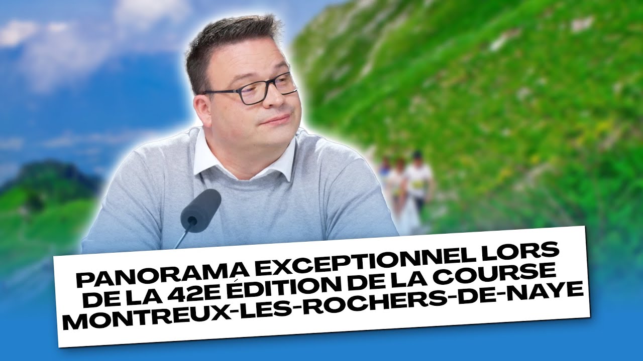 Panorama fou sur la course Montreux-Les-Rochers-de-Naye