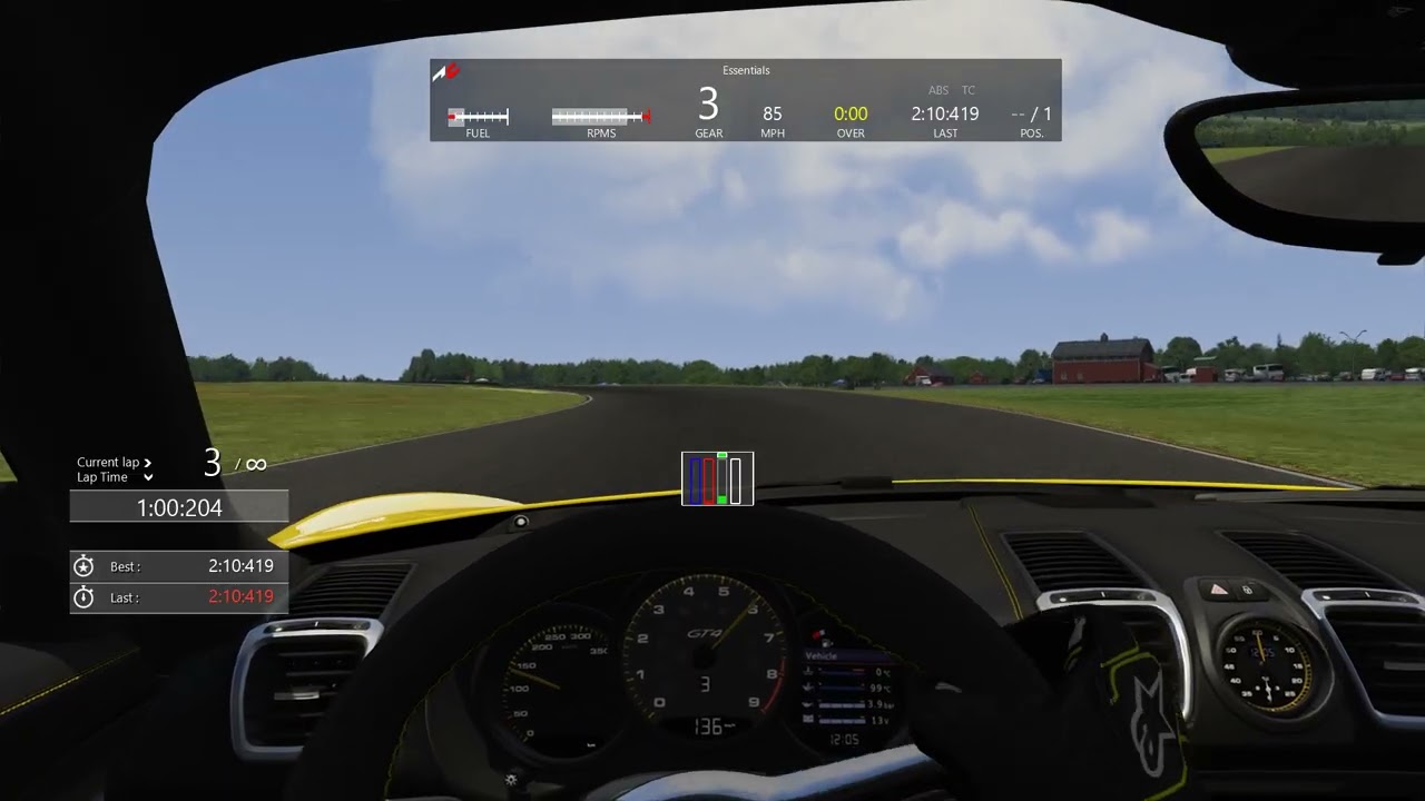 Porsche 981 GT4 @ VIR in Assetto Corsa 
