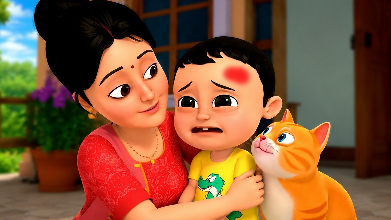 Mummy Mujhe Chot Lagi | मम्मी मुझे चोट लगी है + More Popular Hindi Nursery Rhymes | Twinkle Tunes TV