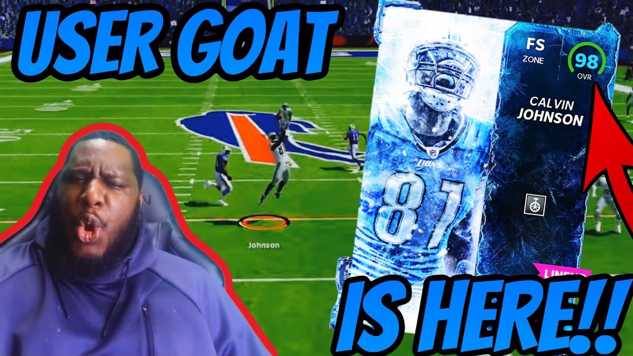 CALVIN JOHNSON IS OP!! BEST USER IN MADDEN 22!!