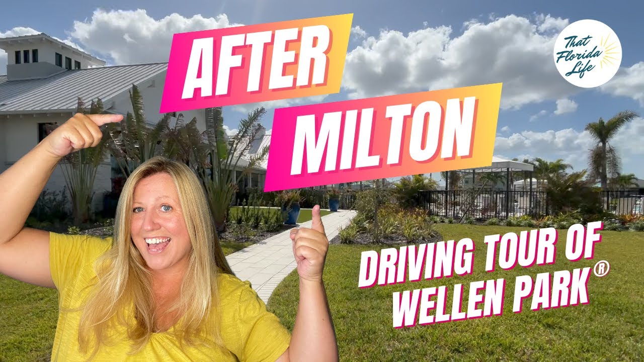 Driving Tour! Wellen Park Neighborhoods After Hurricane Milton