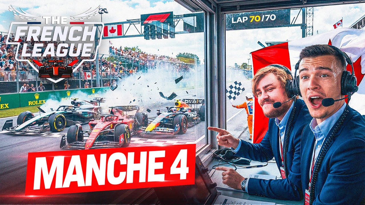 LE CRASH AU DERNIER TOUR ... 🏎️ | THE FRENCH LEAGUE Ft ⁨@etienne_moustache - CANADA #4