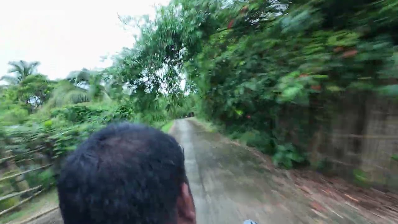 Sumakay kami ng Habal habal sa Biri Island
