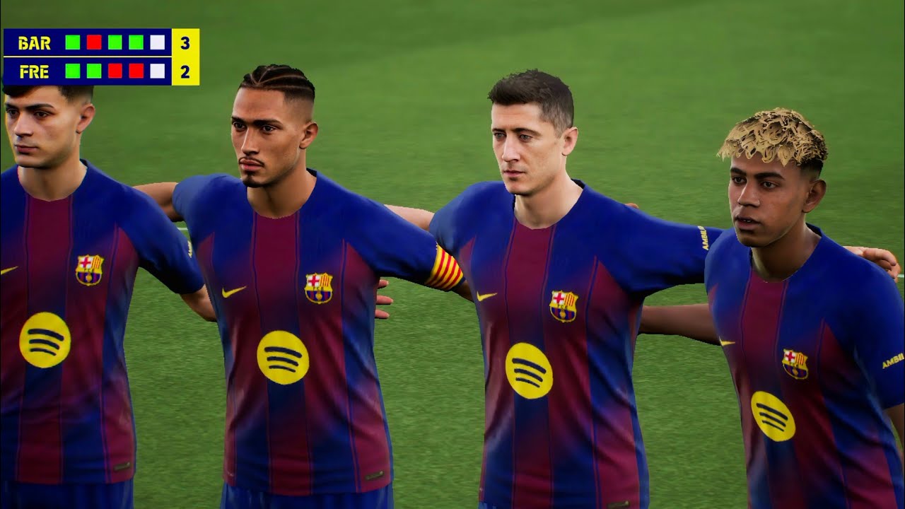 Penalties : Barcelona v Fredericia