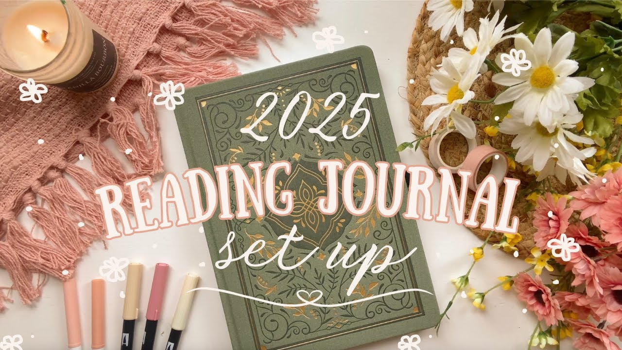 2025 Reading Bullet Journal Setup I Cozy Cottage Themed