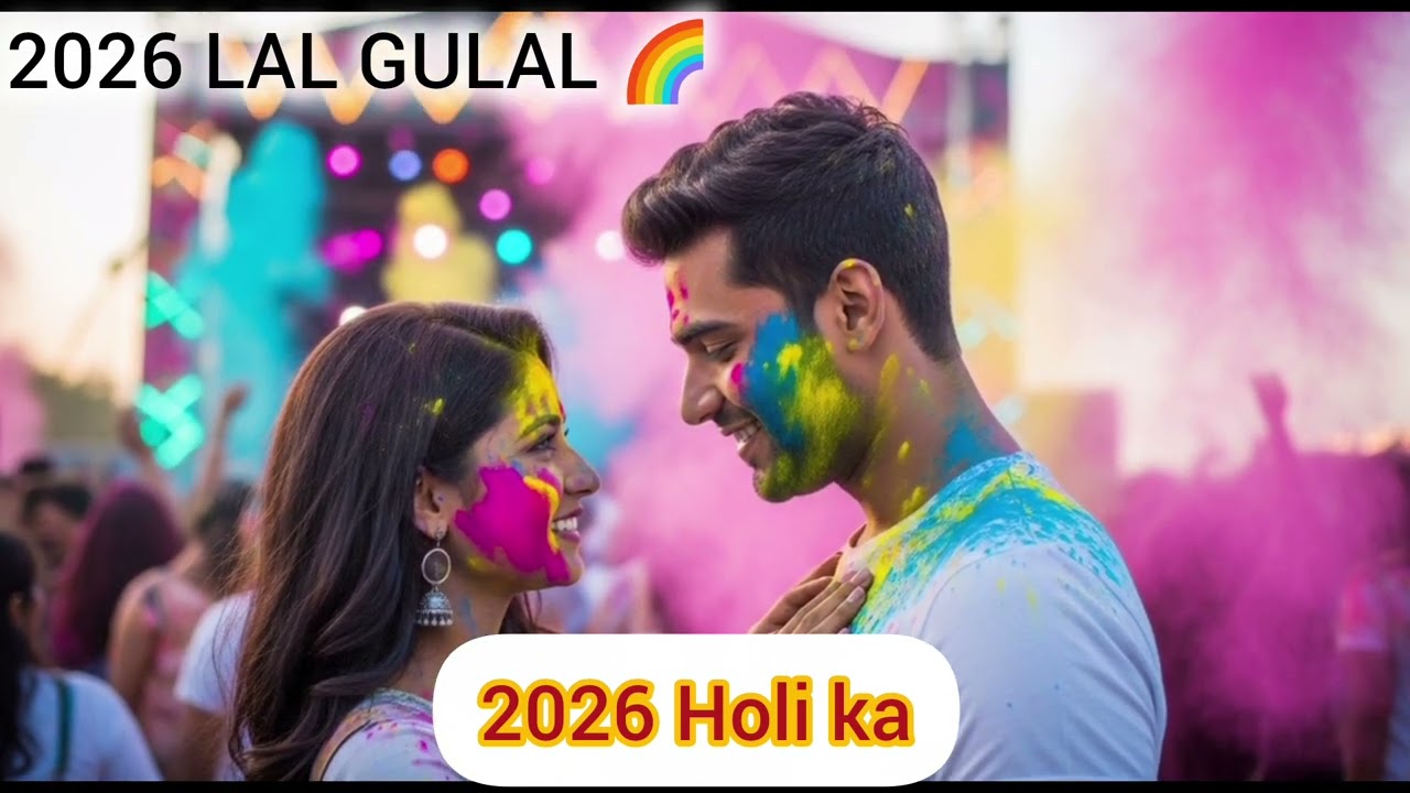 Holi Song 2026 💖 Rang Tere Naam Ka | New Romantic DJ Holi Song | Desi Rap Mix